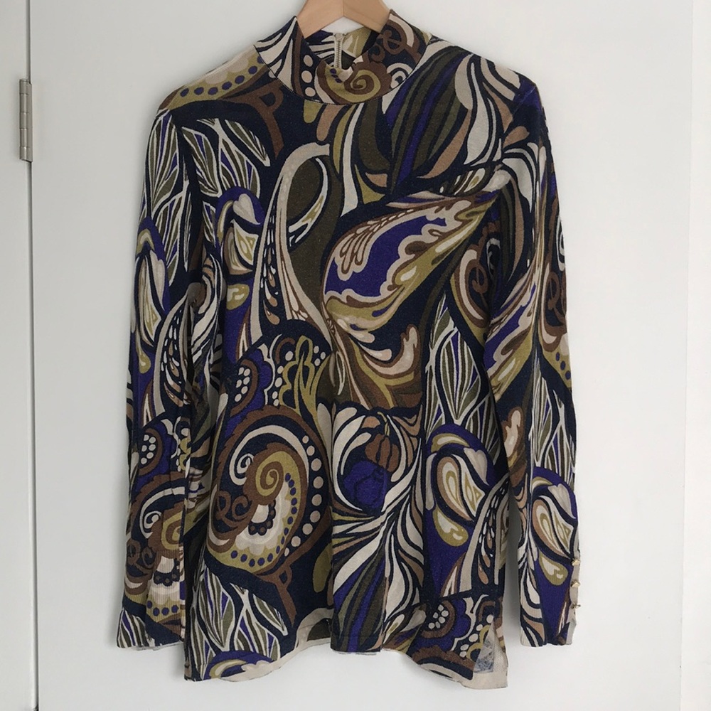 Chico’s mock-neck top